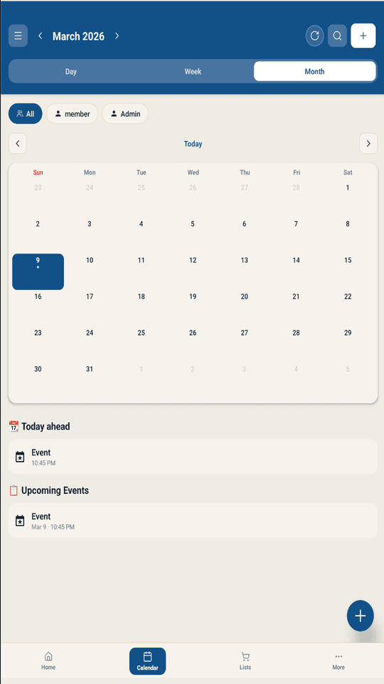 Family Calendar screenshot 2