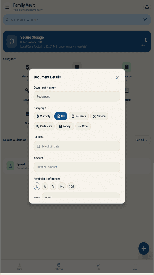 Vault & Documents screenshot 2